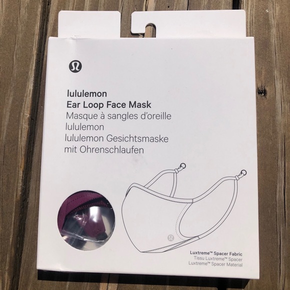 NWT lululemon ear loop face mask - Picture 4 of 5